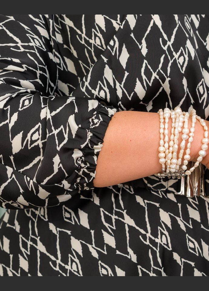 Черное платье 14538-2 Alenka Plus