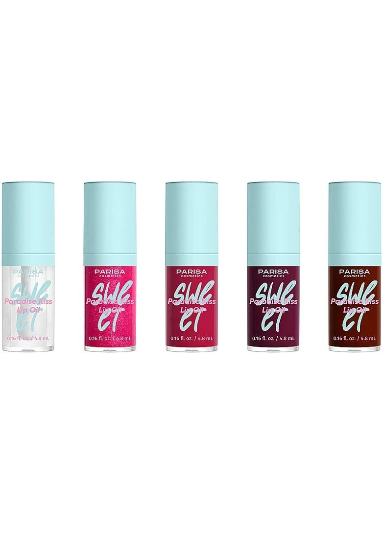 Блиск-олійка для губ Sweet Paradise Kiss Lip Oil 01 - Crystal (2-1195008) Parisa Cosmetics (380109078)