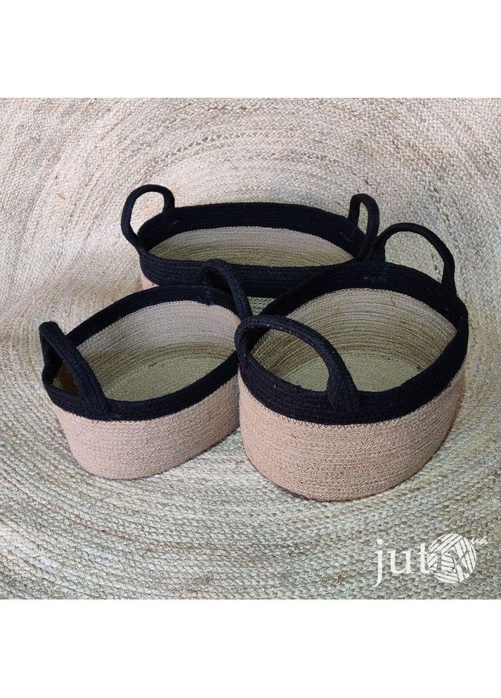 Кошик джутовий овальний No Brand (356775229)