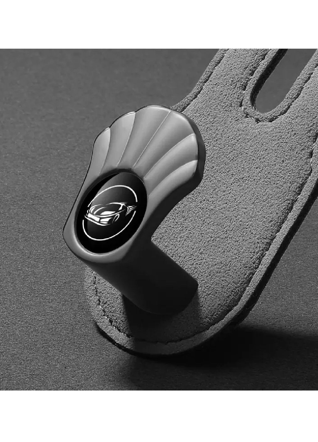 Держатель крючок на спинку сидения в машину автомобиль для зонта сумок верхней одежды 16х4.3 см (479165-Prob) Серый Unbranded (316034629)