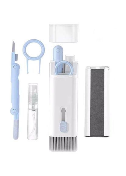 Набір для чищення смартфонів, навушників, клавіатури та гаджетів 7 в 1 No Brand (354226341)