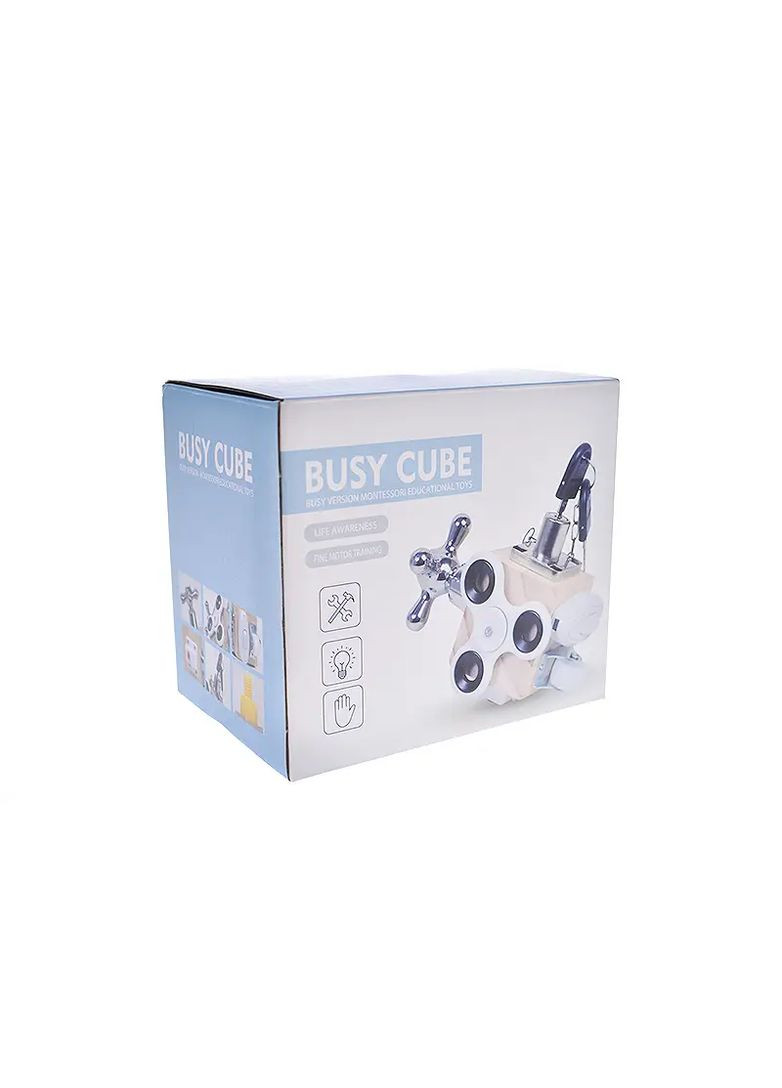 Настольная игра Бизикуб из металла, пластика и дерева в ассортименте 10558 No Brand Нем8263 (370650824)