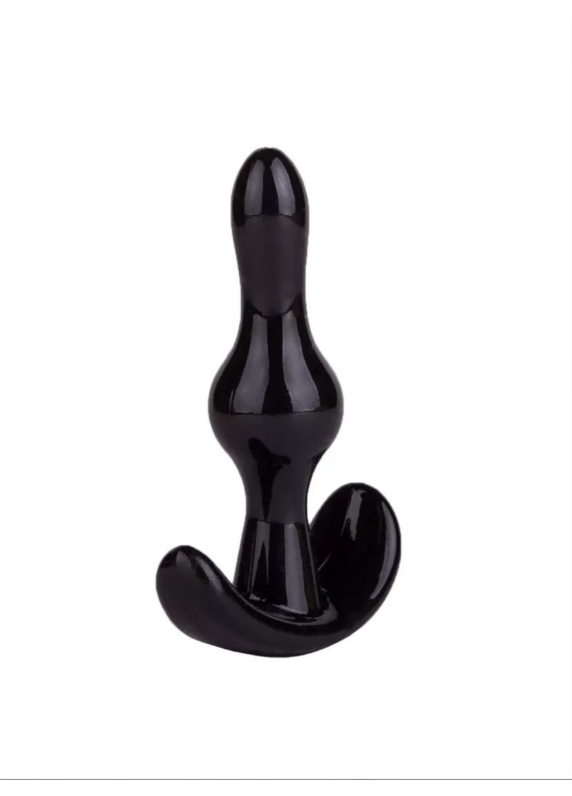 Анальная пробка с зауженным кончиком цвет Черный Soft Touch (301513617)