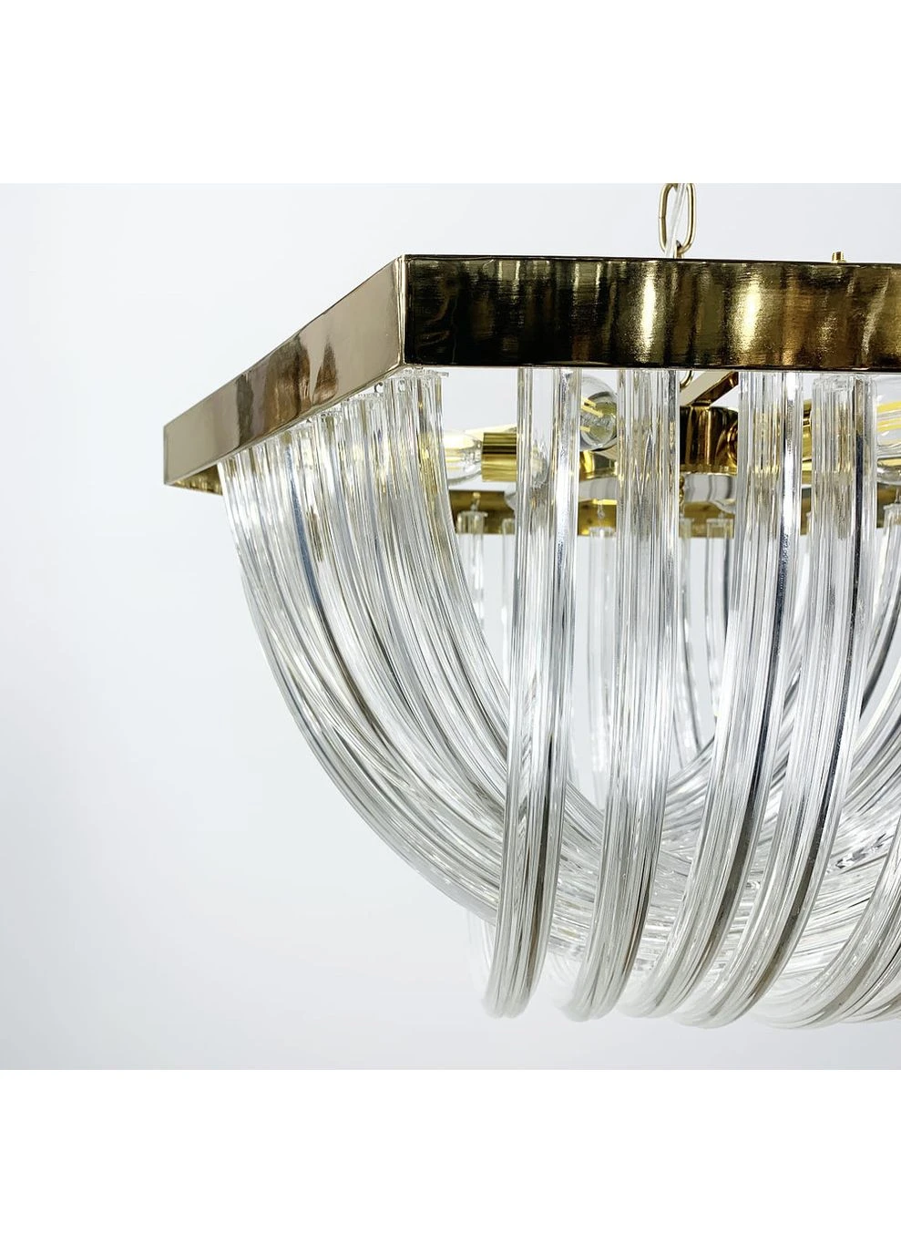 Люстра Murano у золотому каркасі Ø 60 см LineF (397588324)