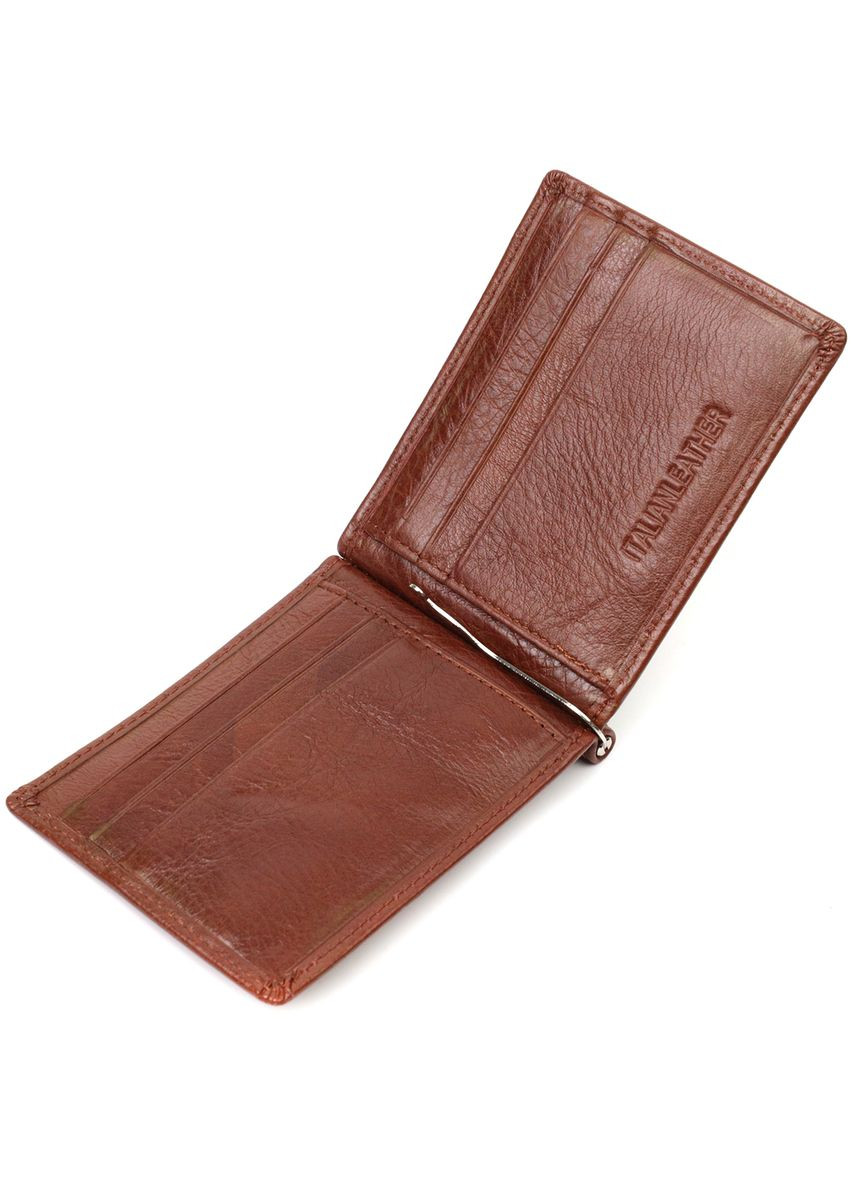 Зручний затискач для грошей із натуральної гладкої шкіри 19427 st leather (331907589)