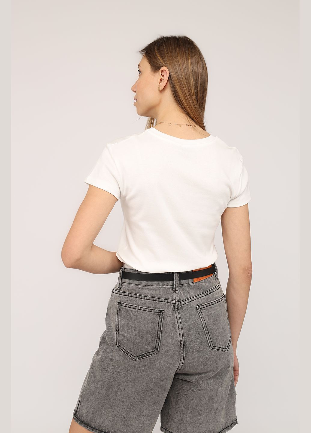 Футболка с коротким рукавом женская цвет белый CB-00275866 Busem - (333299048)