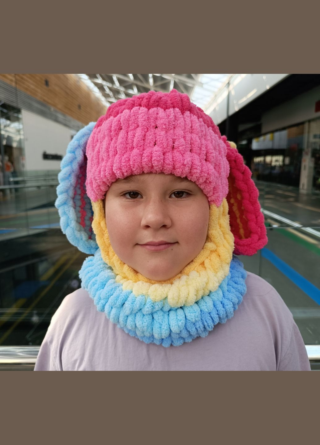 Дитяча шапка-балаклава 2 Льва (354830345)