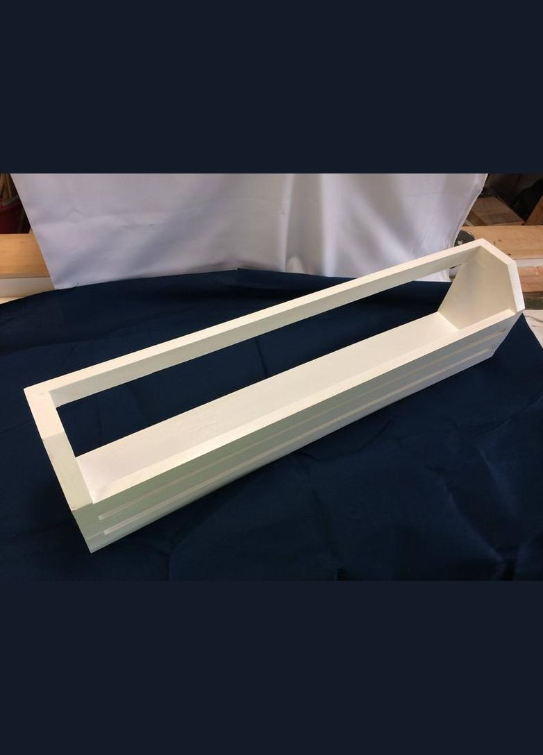 Настінна книжкова полиця з дерева Атлас 80 зефір (КПГ-800720) No Brand (328078608)