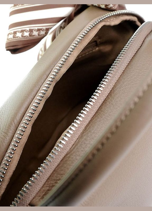 Сумка кожаная женская Кросс Боди функциональная коричневая NIUNIU (313862960)