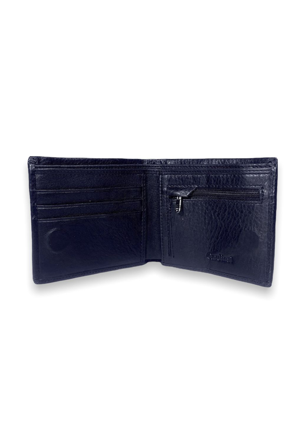 Чоловічий гаманець з натуральної шкіри 208G магніт 5вічок для карток розмір 12*10*2см чорний Cardinal (266911757)