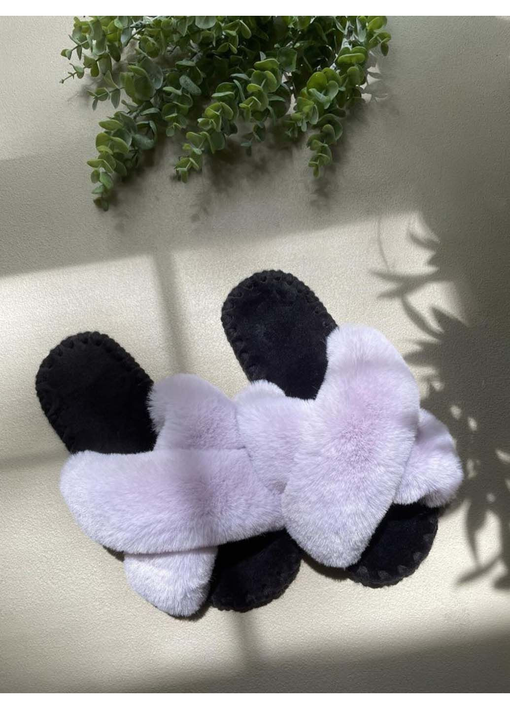 Лавандовые домашние тапочки Family Story