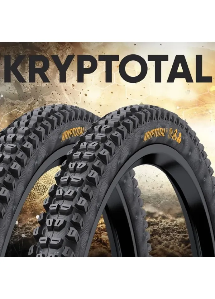 Покрышка бескамерная Kryptotal-F Downhill 27,5 x 2.40 SuperSoft черная, складная skin (SPT_101956) Continental (404726429)