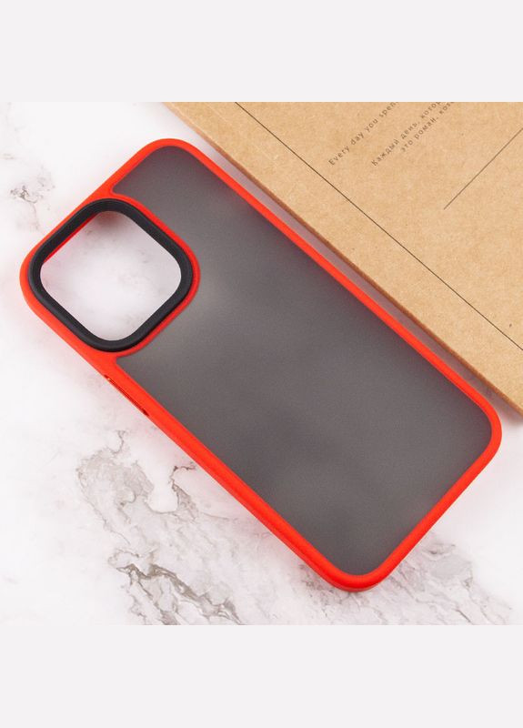 TPU+PC чехол Metal Buttons для Apple (6.7") Красный | Red Epik iPhone 15 Pro Max (301083577)