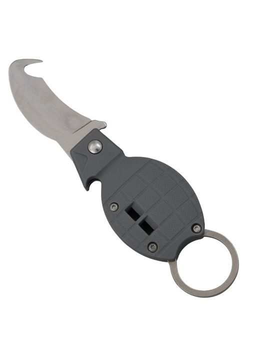 Автоматичний Складаний Ніж з Гачком Свистком Відкривачкою та Застібкою JB-18 GRANAT EDC JB Tacticals (342966686)