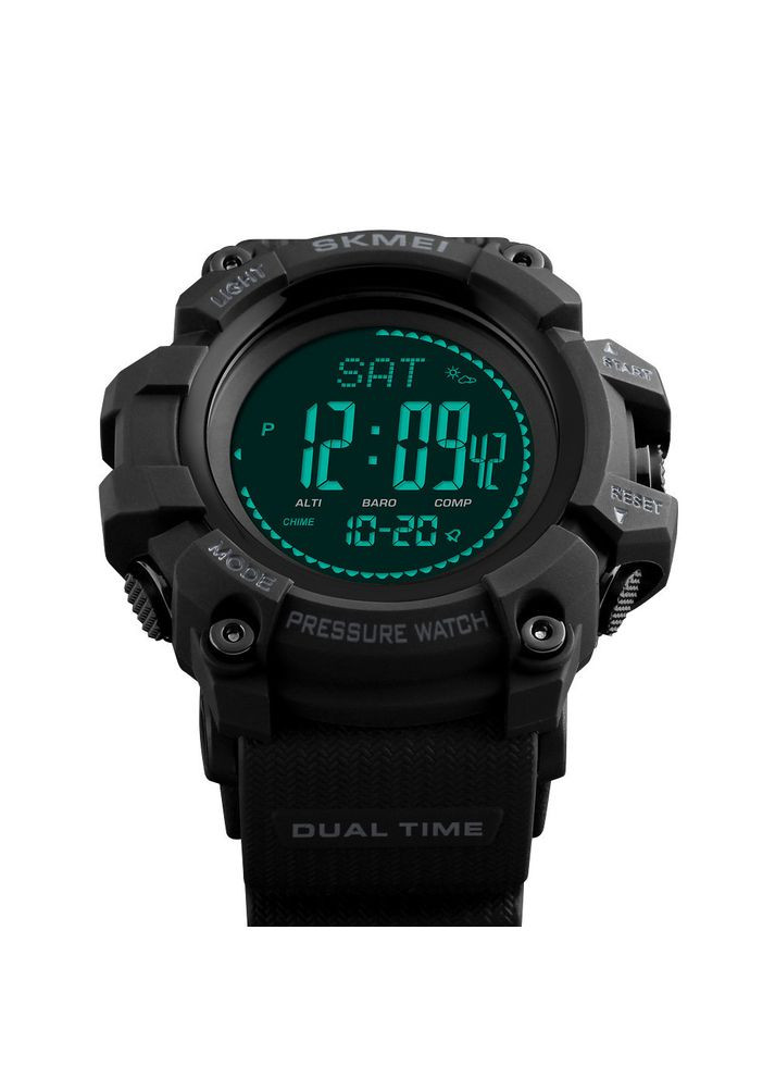 Чоловічий наручний годинник 1358BK watch (Black) Skmei (322334131)