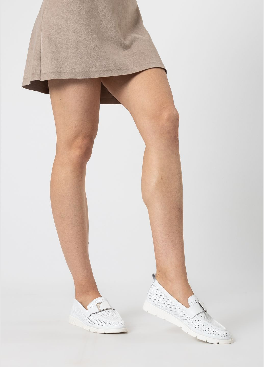 FARINNI Туфлі (2465Т) білий з натуральна шкіра, китай — літо (328913505)