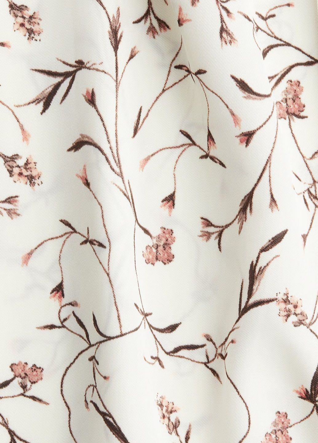 Білий кежуал сукня H&M з квітковим принтом