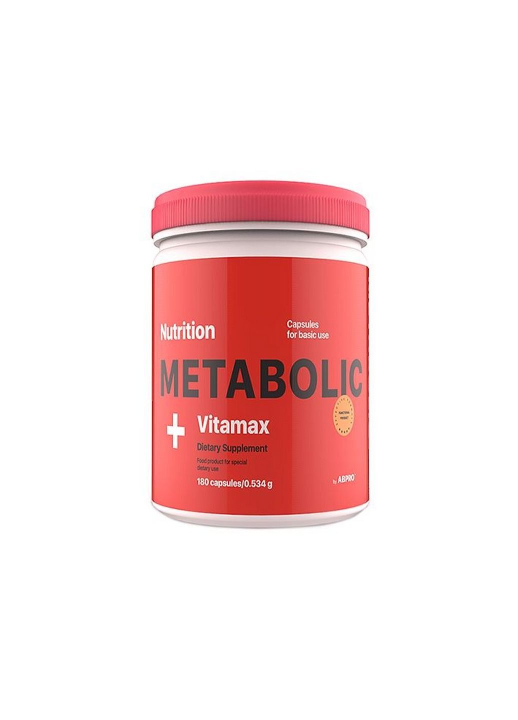 Витамины и минералы Metabolic Vitamax, 180 капсул AB PRO (293478147)