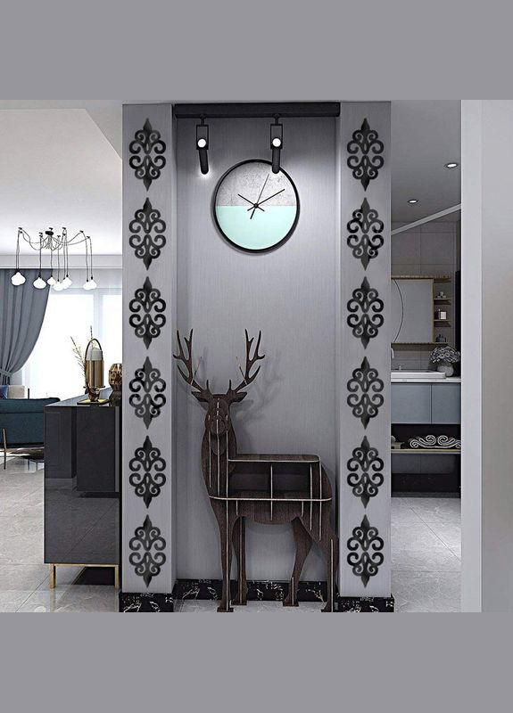 Пластикові наклейки Наконечник чорні 10 шт 127 х 127 мм Б153 No Brand (341538735)