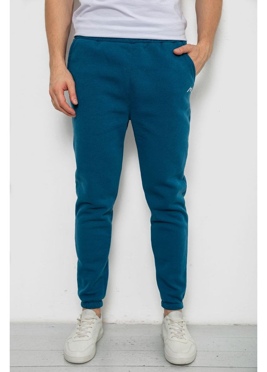 Спортивні штани чоловічі на флісі, колір смарагдовий, 238R57256 Ager (357204480)