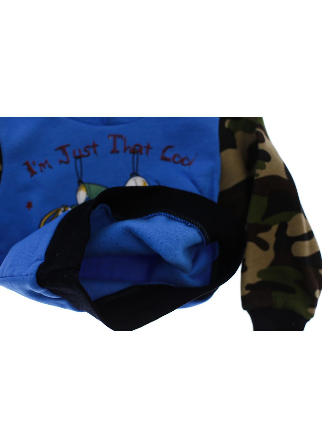 Костюм на флисе для мальчика трикотажный Кеды синий 92 см (36481) BABYKROHA (297198174)