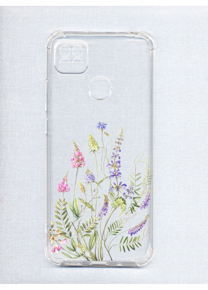Чехол с утолщёнными углами на Xiaomi Redmi 9C/10A:: Цветочная идиллия (принт 382) Creative (360686713)