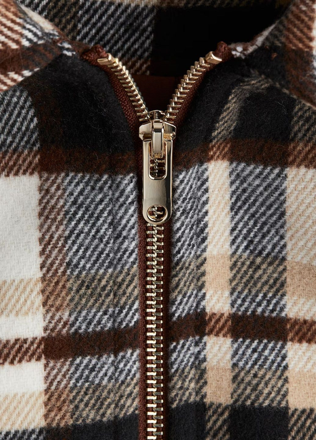 Бежевая демисезонная куртка H&M