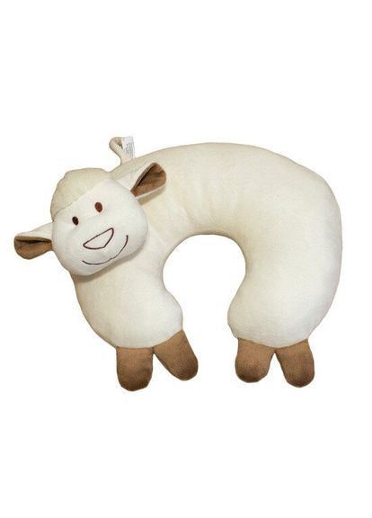 М'яка іграшка Подушка Рожок овечка 32см для дітей з мікроплюшу м'яка подушка для сну ProDobro (366031115)