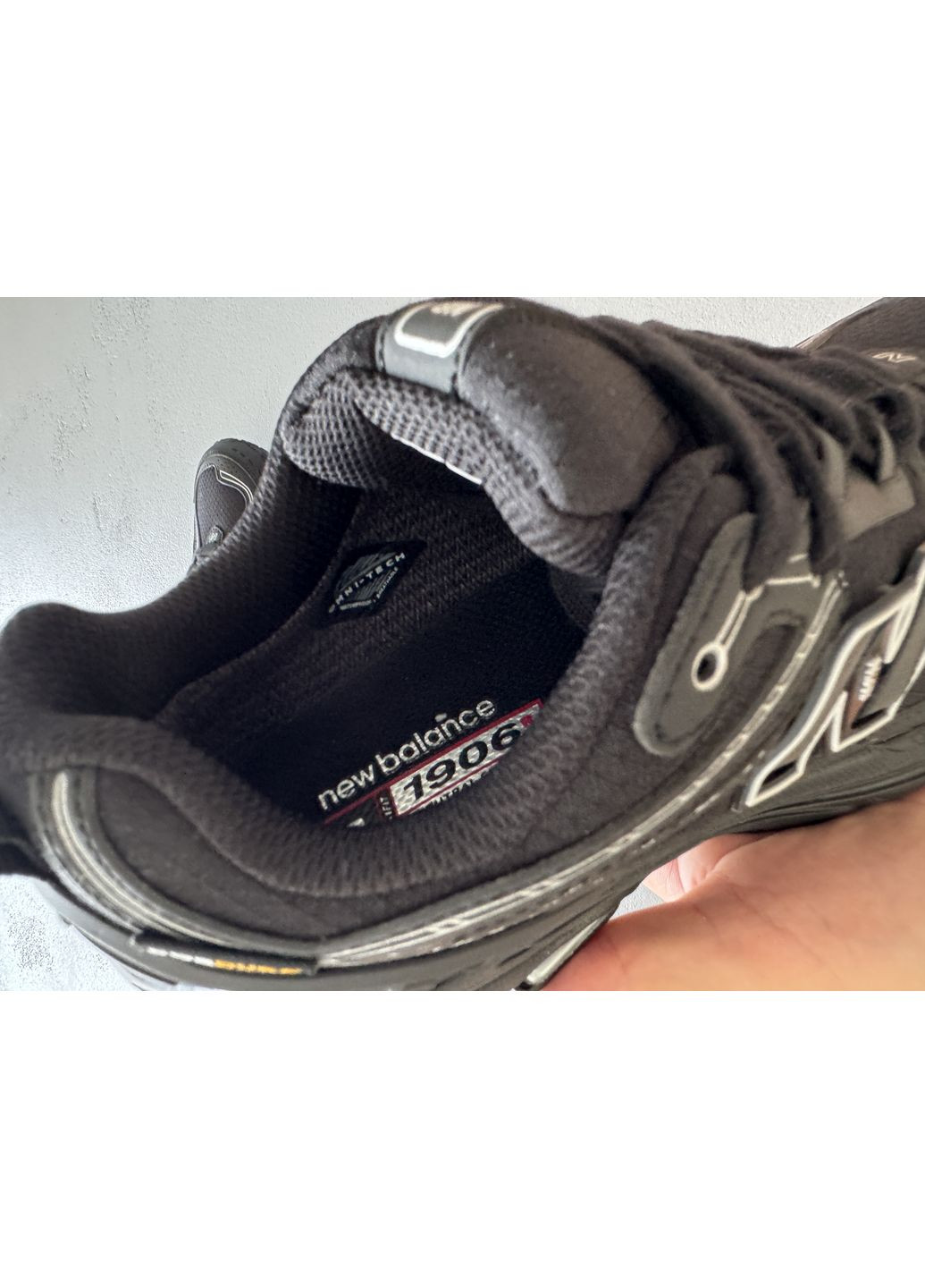 Чорні Осінні кросівки чоловічі new balance 1906r cordura black silver termo | нью беланс 1906r чорні No Brand