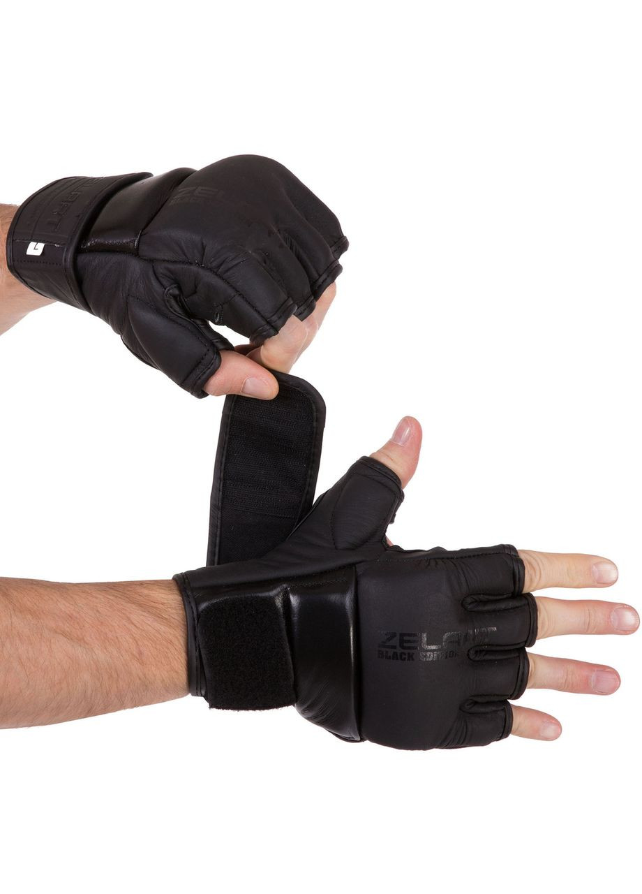 Перчатки для смешанных единоборств MMA кожаные Pro (размер, ) (VL-3098_S) Zelart (354702947)
