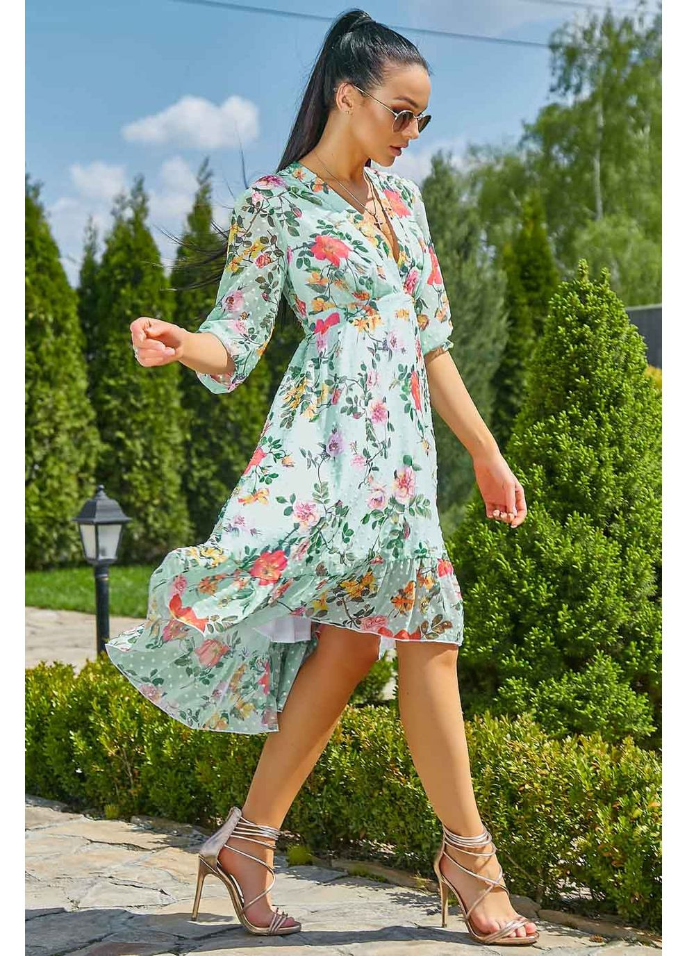 Голубое платье 1139.3570 Seventeen