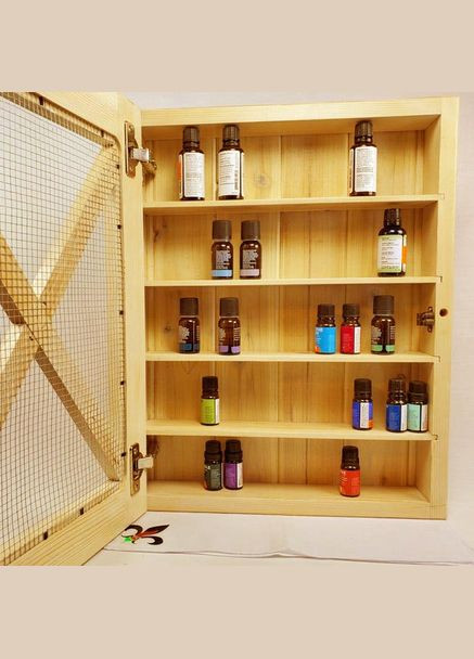 Настенный шкафчик для медикаментов из дерева Авиценна ваниль (АПТ-000102) No Brand (328909427)