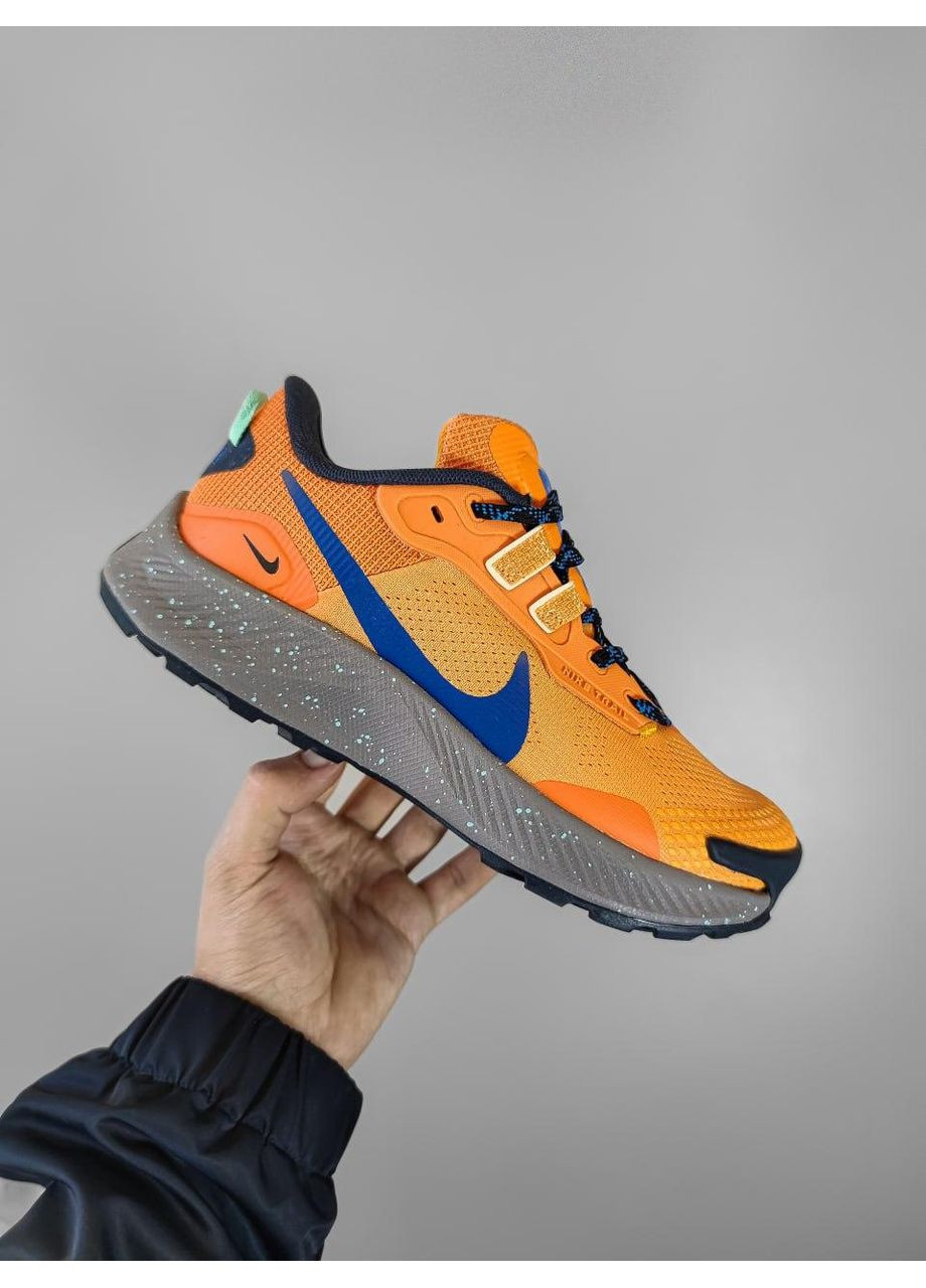 КРОССОВКИ ЖЕНСКИЕ NIKE PEGASUS TRAIL 3 ORANGE НАЙК ПЕГАСУС ТРЕИЛ No Brand чёрные демисезоны (368868531)
