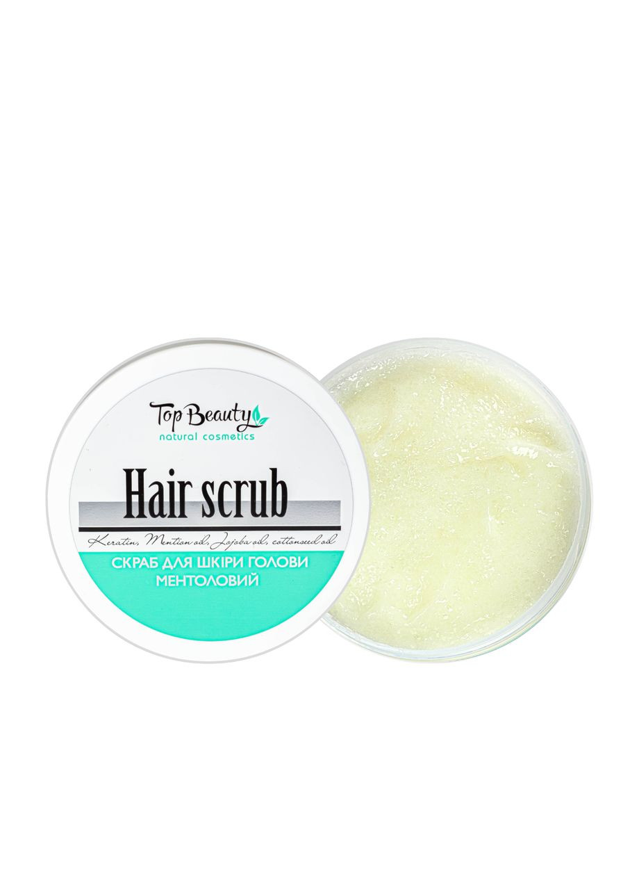 Скраб для росту волосся Menthol Hair scrub 250 мл Top Beauty (368834203)