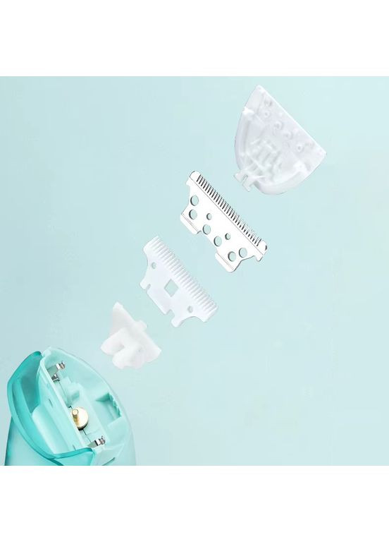 Машинка для стрижки дітей та немовлят з вологозахистом IPX7 безшумний тример з трьома насадками (MS201) VGR (361029164)