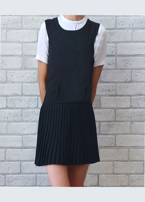 Сарафан дитячий дитячий на дівчинку чорний No Brand (336960844)