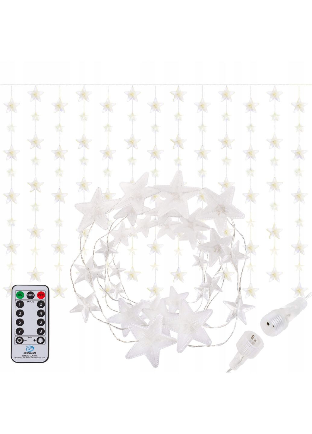 Гірлянда бахрома вулична (зовнішня) 2 м 136 LED Pilot CL4007 Warm White Springos (315781204)