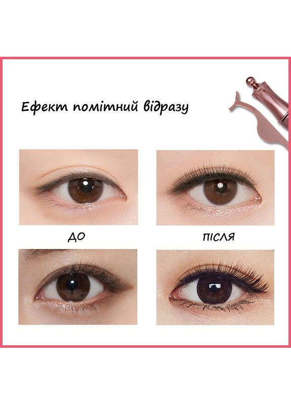 Набір з 3 пар багаторазових магнітних вій підводки і пінцета для денного та вечірнього макіяжу No Brand (353492316)