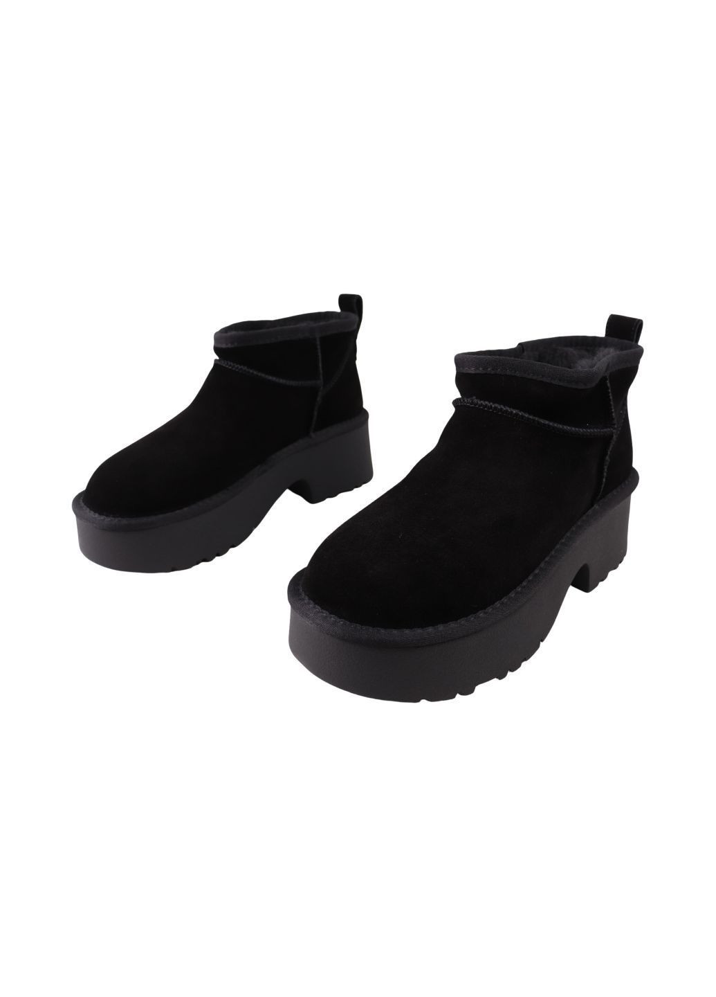 Угги жіночі чорні натуральна замша Sorte Lady 354-26ZU (362152414)