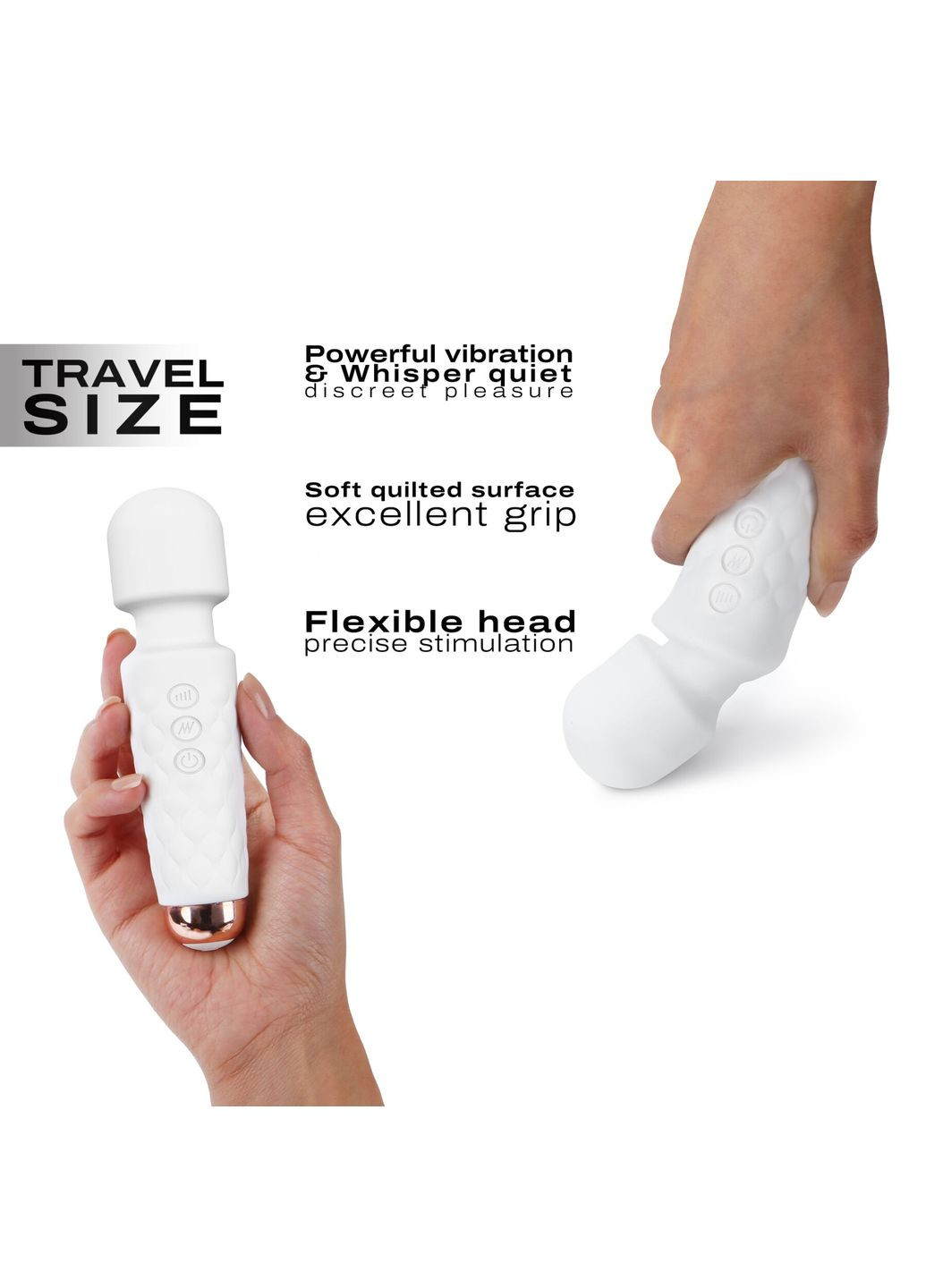 Мінівібромасажер Wand Mini Wanderful White Dorcel (335395258)