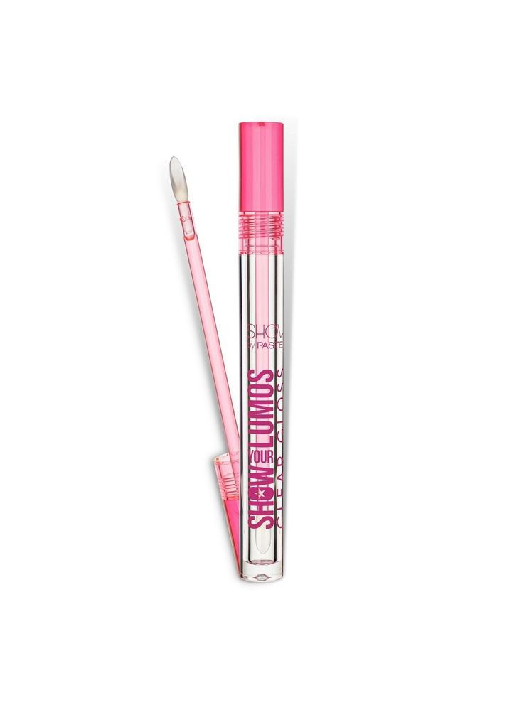 Блеск прозрачный для губ SHOW BY SHOW YOUR LUMOS CLEAR GLOS 4г Pastel Блиск прозорий для губ (316649698)