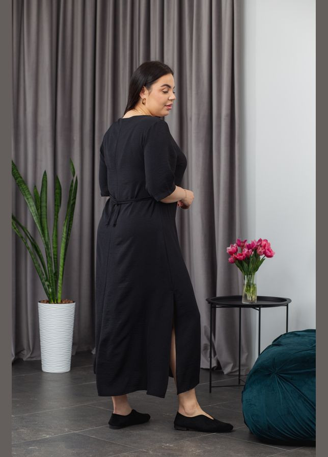 Черное повседневный платье 25.2669 48( ) AKSAN