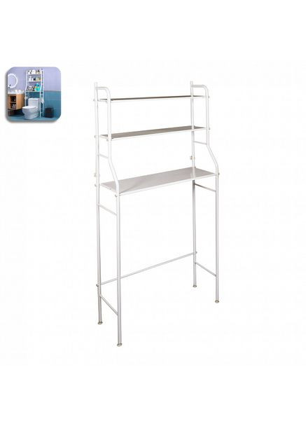 Полиця стелаж напольна стійка над унітазом 160 см етажерка у ванну туалетна полиця No Brand (354226856)