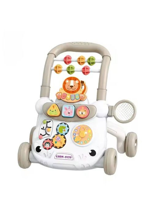 Дитяча каталка ходунки з ігровою панеллю 368-28 Музичні ходунки Fun Game (327796983)