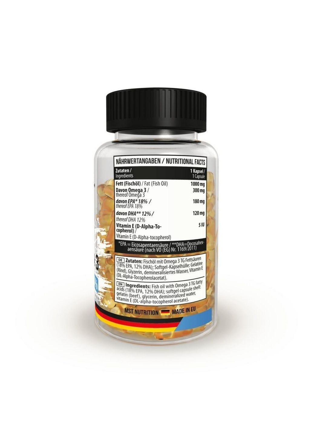 Жирные кислоты Nordic Fish Oil Triglyceride, 90 капсул MST (293339914)
