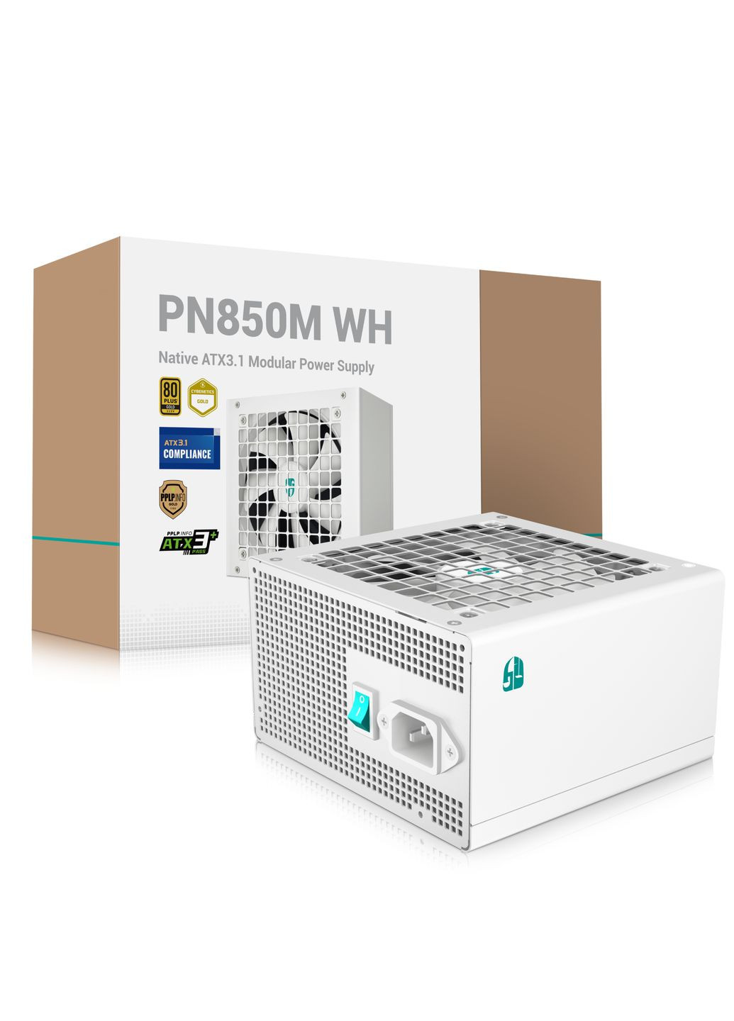 Блок живлення DeepCool PN850M White (R-PN850M-FC0W-JGEU) 850W GamerStorm (362474735)