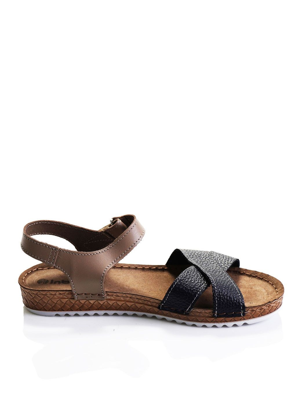 Синие босоножки Inblu на липучке