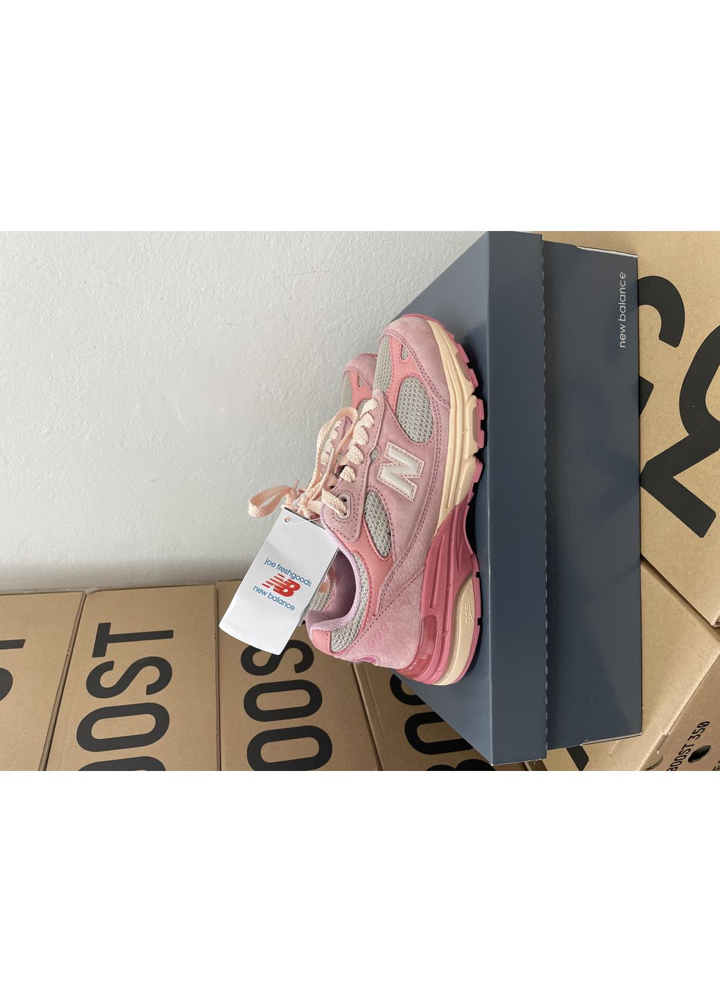 Рожеві Осінні кросівки чоловічі new balance 993 pink нью беланс 993 No Brand