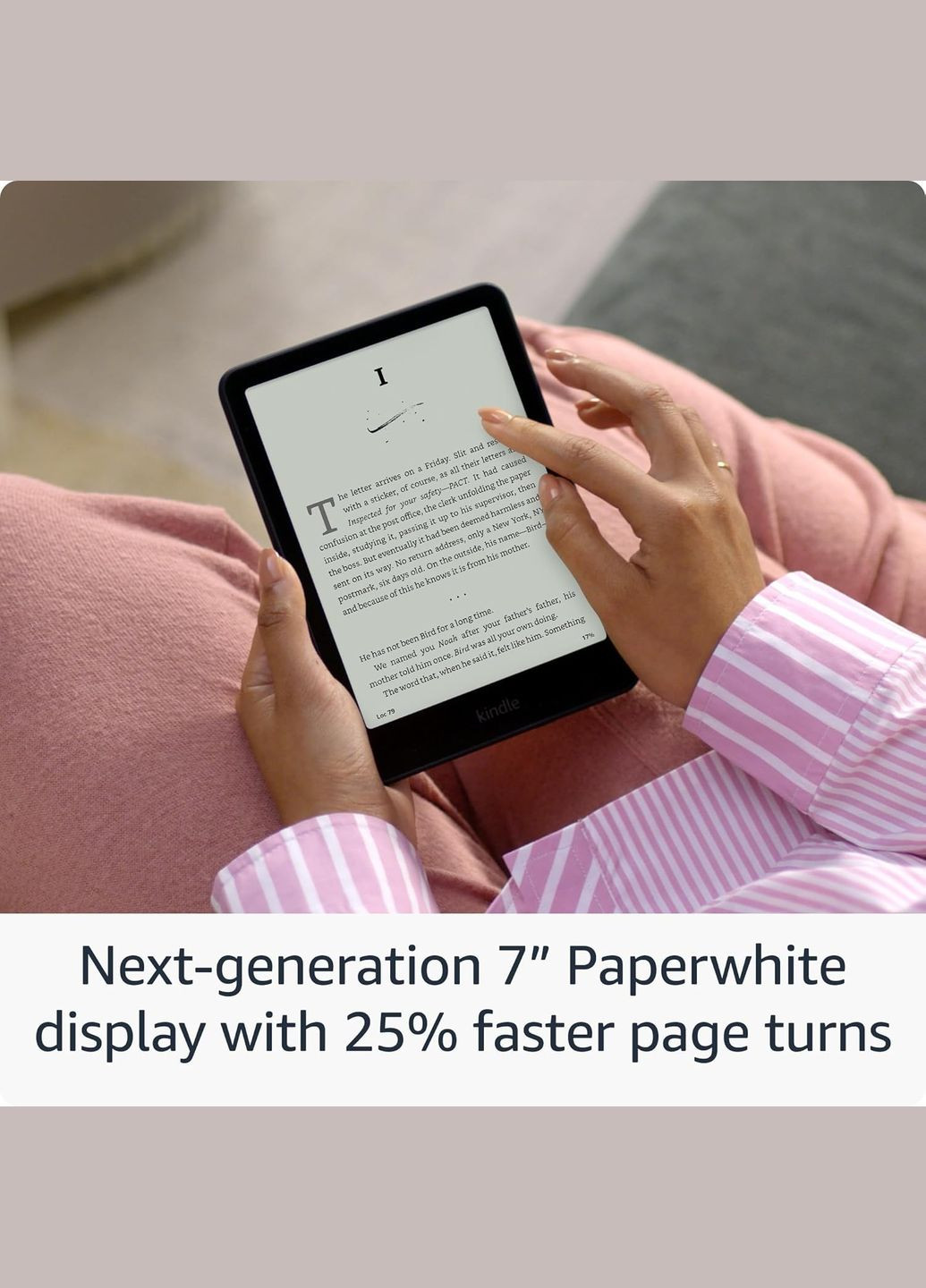 Электронная книга Kindle Paperwhite (12th Gen) (2024) SA568B 16GB Black_JP Amazon (330029747)