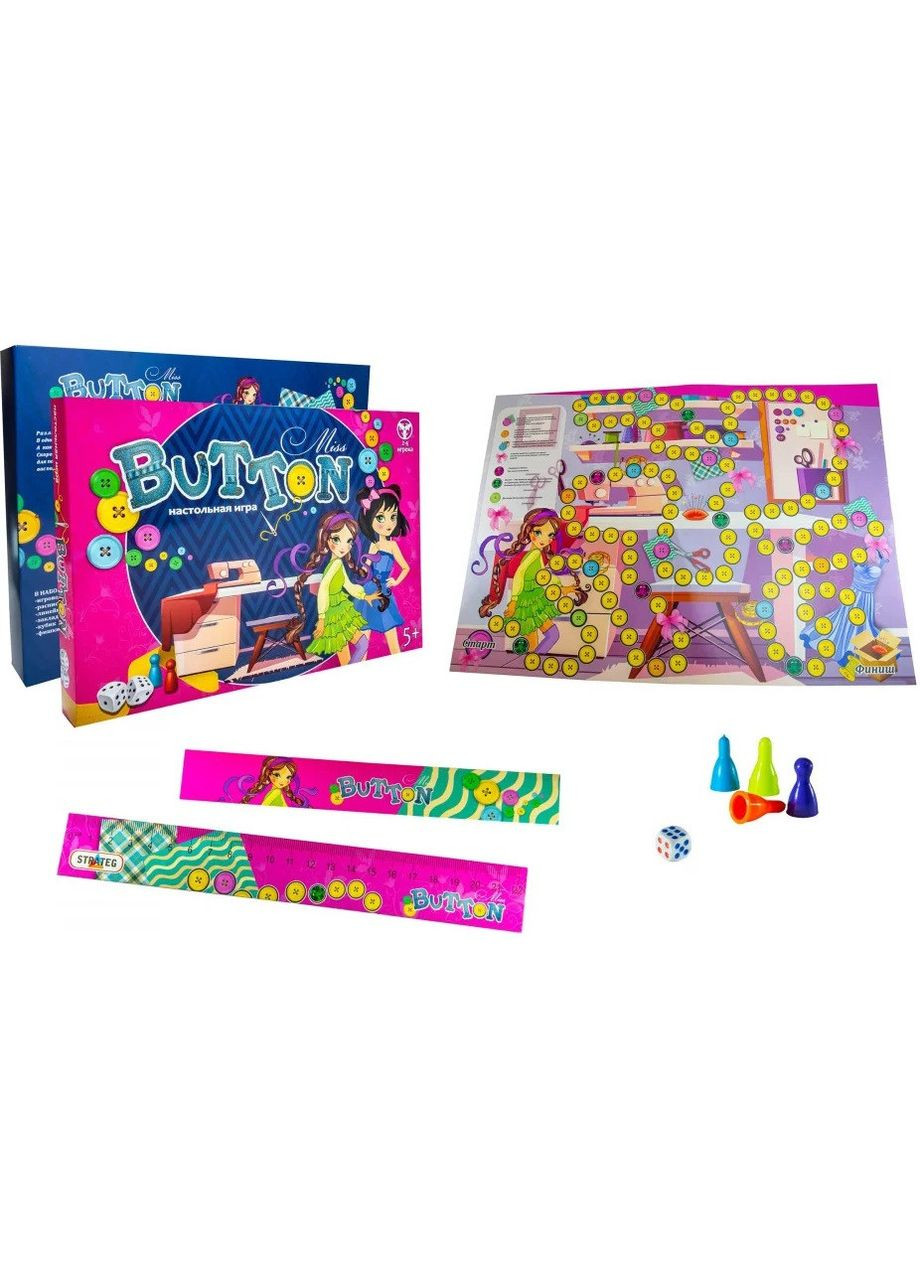 Настольная игра "Miss Button" 30355 ( ) Strateg (340545752)